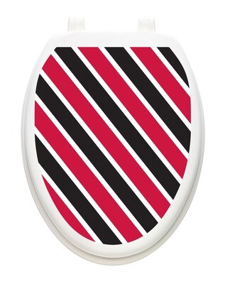 Collegiate Stripe Red and Black