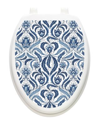 Blue Damask