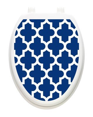 Quatrefoil Navy