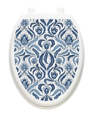 Blue Damask