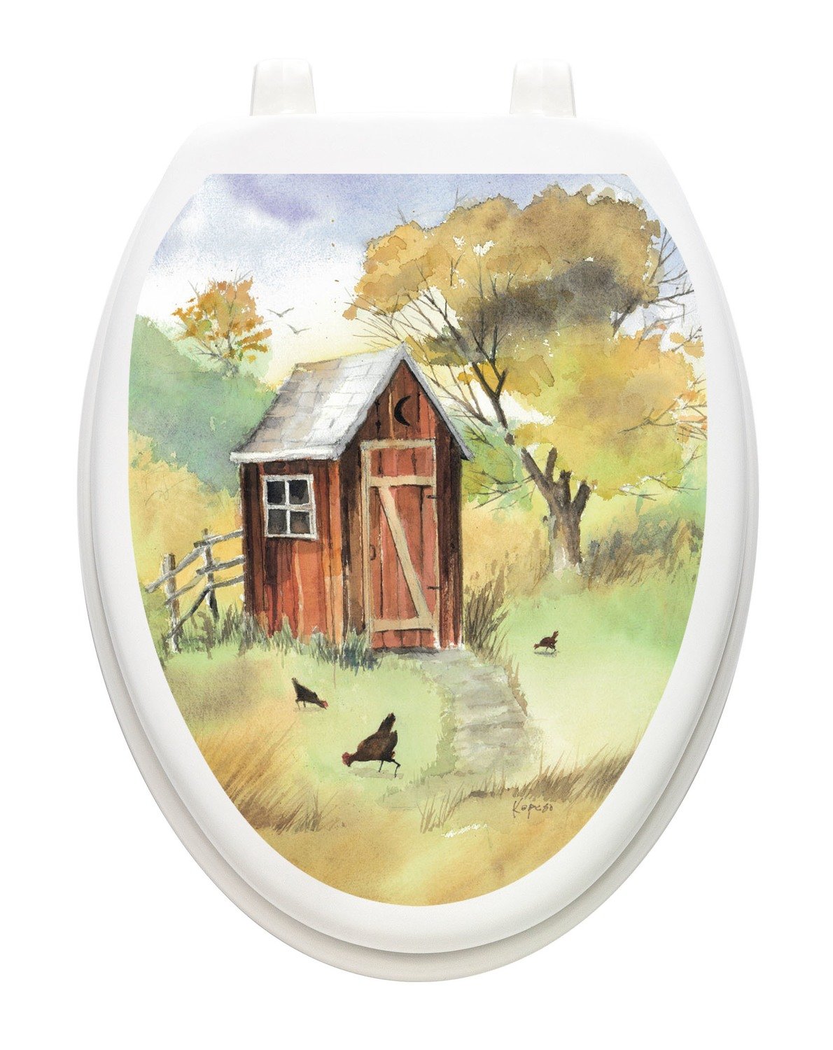 Outhouse Watercolor