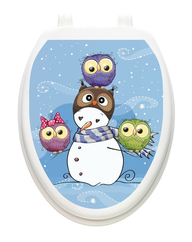 Snowman with Owls