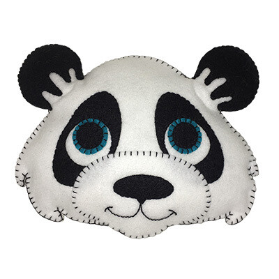 Cuddly Panda Felt Friend