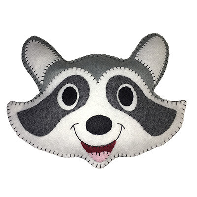 Sneaky Racoon Felt Friend