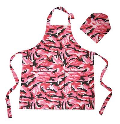 BBQ Apron &amp; Chef&#39;s Hat - Prints