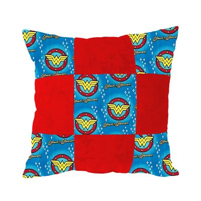 9 Patch Pillow - Wonder Woman Logo