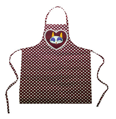 Crazy Cat Pre-cut Apron