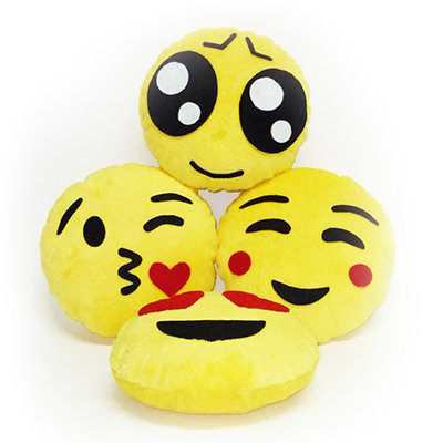 Emoji Button Cushions - Set of 4