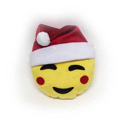 Christmas Emoji Button Cushions - Set of 2