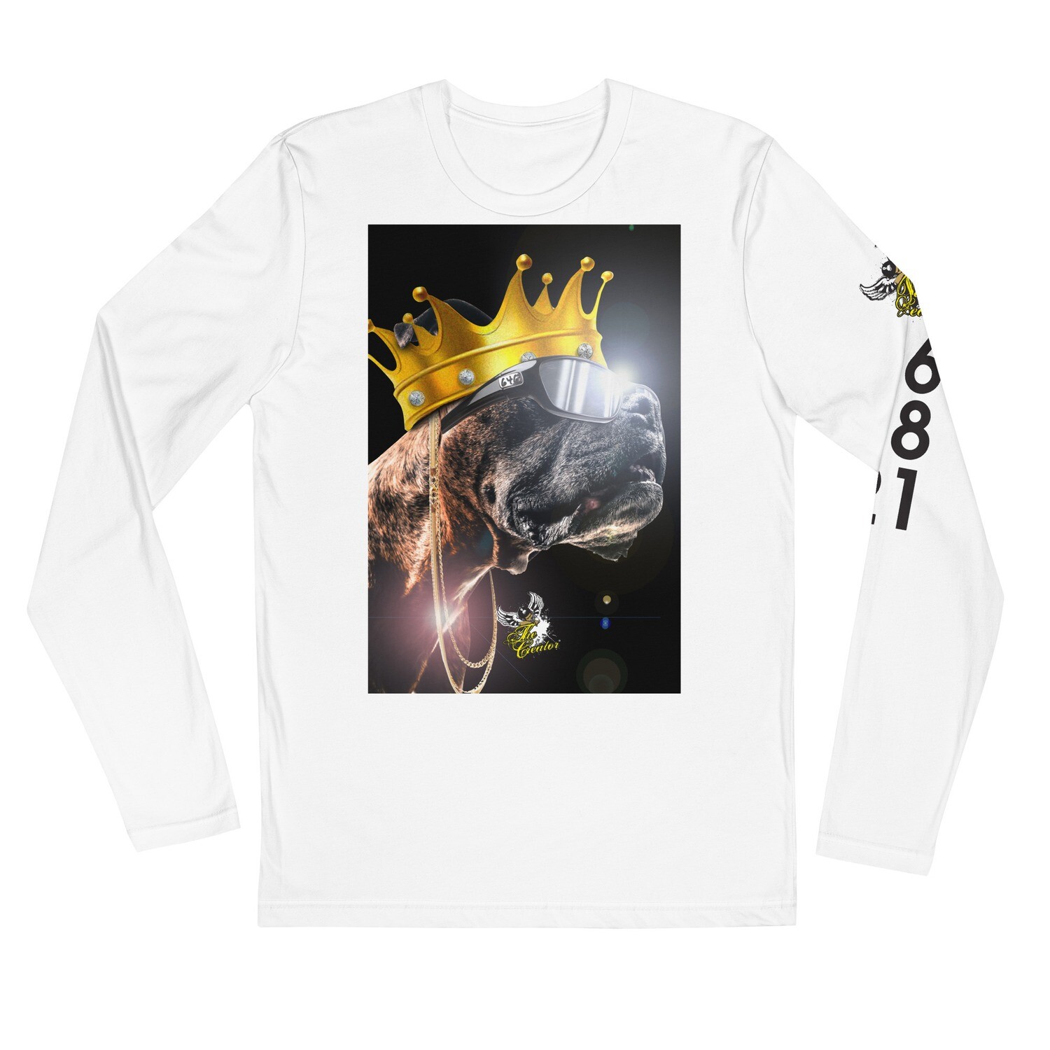 The "Woof King" Long Light Tee