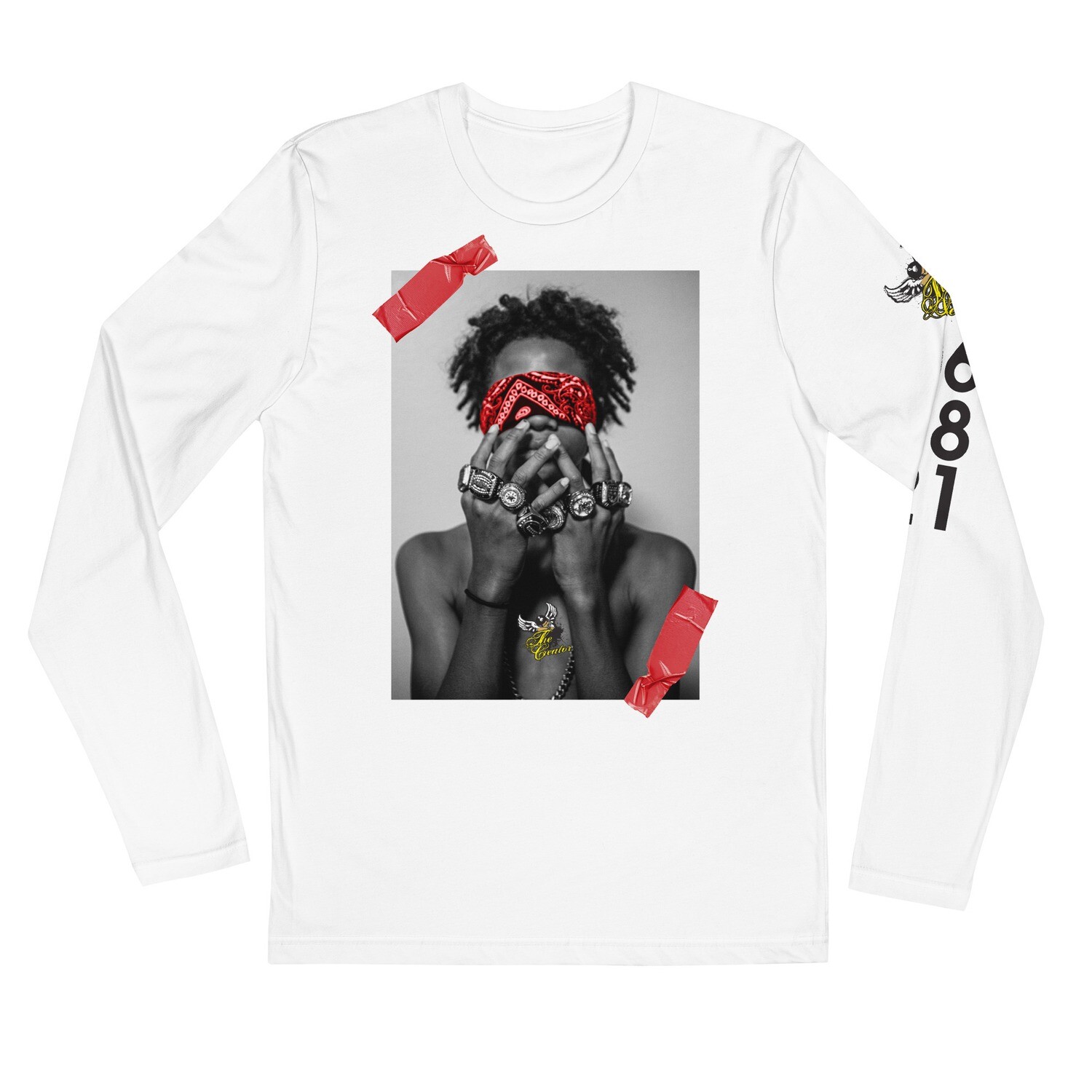 The "Champions" Long Red Tee