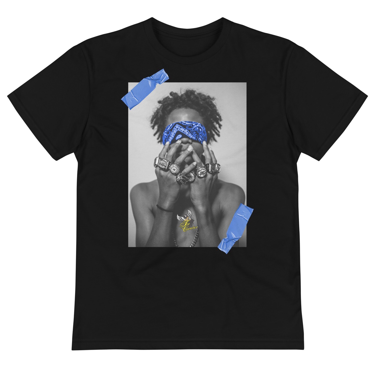 The "Champions" Short Blue Tee