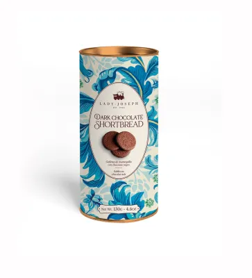 Butter and Chocolate Cookies Dark Choco Shortbread