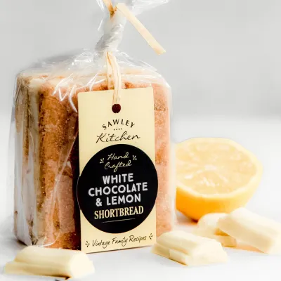 White Chocolate &amp; Lemon Shortbread - Yorkshire Biscuits