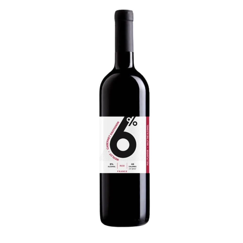 6Percent Red - Cabernet Sauvignon and Merlot by 6PERCENT