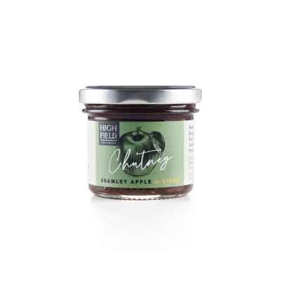 Bramley Apple Cider Chutney 113g by HIGHFIELDS PRESERVES