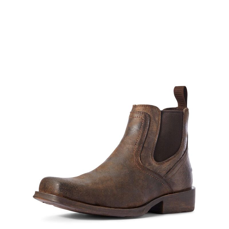 ARIAT - Midtown Rambler Square Toe Chelsea Boot, Size: 8EE, Colour: Stone