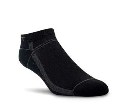 ARIAT - Ventek short socks (3 pairs), Color: Noir, Size: Medium
