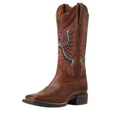 ARIAT - Distressed Brown Rockdale Western Boot, Size: 6