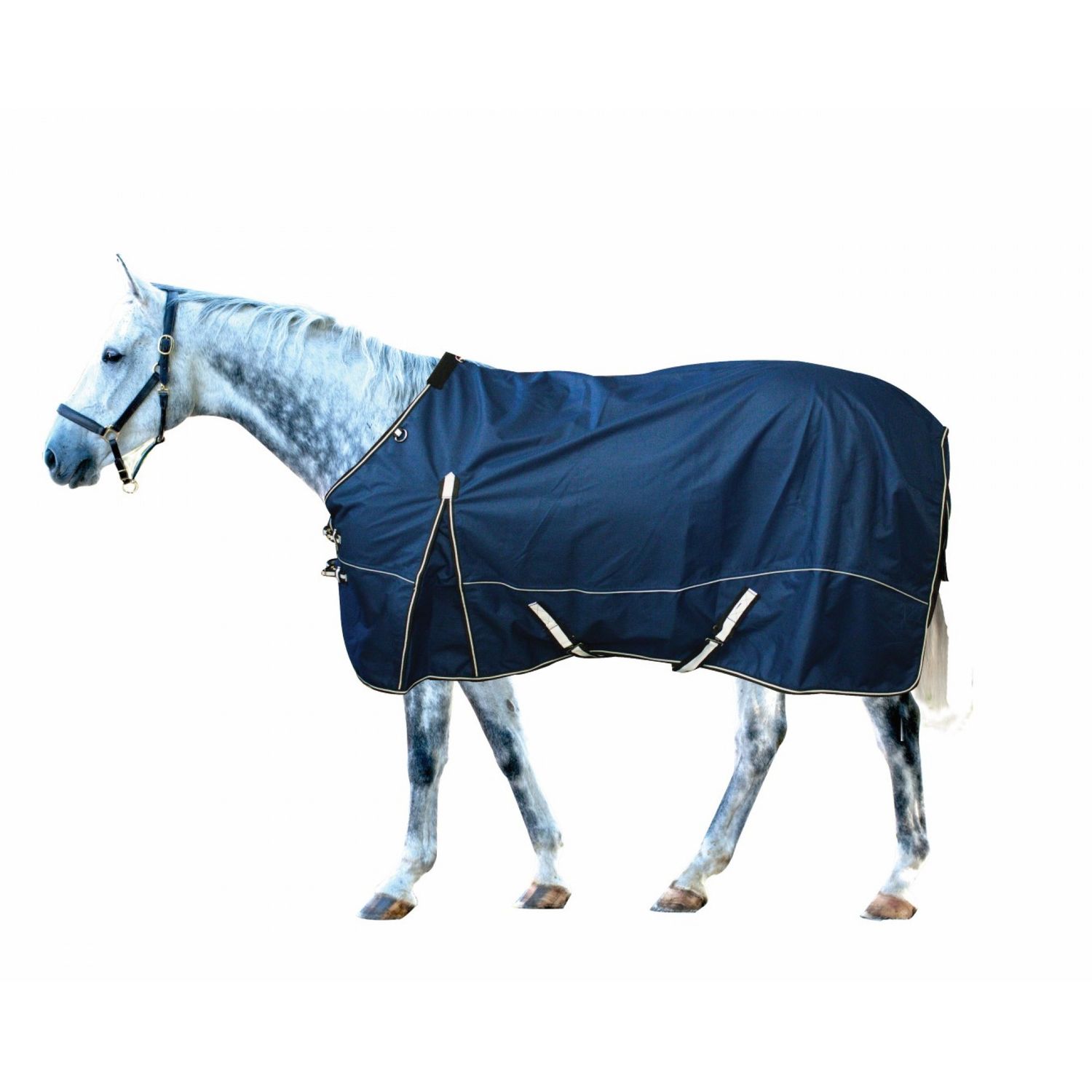 CENTURY - Ultra 1200D Summer Turn Out, Color: Navy, Size: 68&quot;