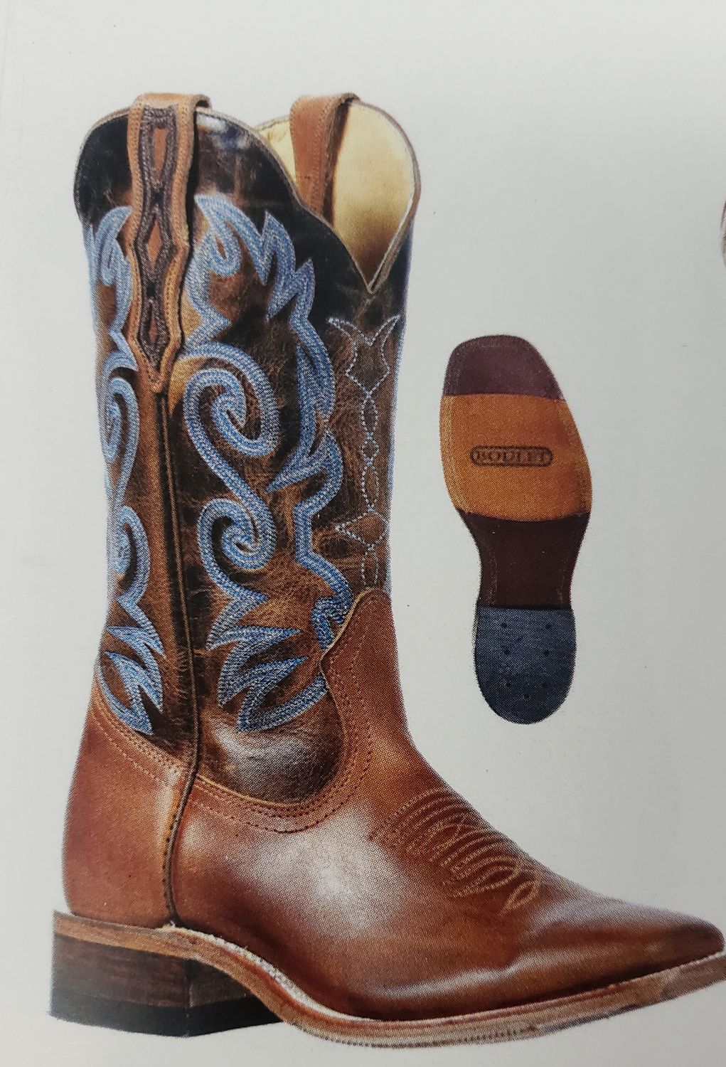 BOULET - Western boot #0342 - Texas Tan, Size: 5C