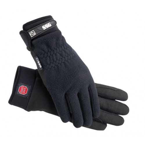 SSG - Windstopper winter gloves, Size: S 5/6, Color: Noir