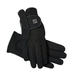 SSG - Digital gloves with winter fleece lining, Size: 6, Color: Noir