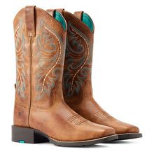 ARIAT - Desert Sand Round Up Back Zip Western Boot, Size: 6B