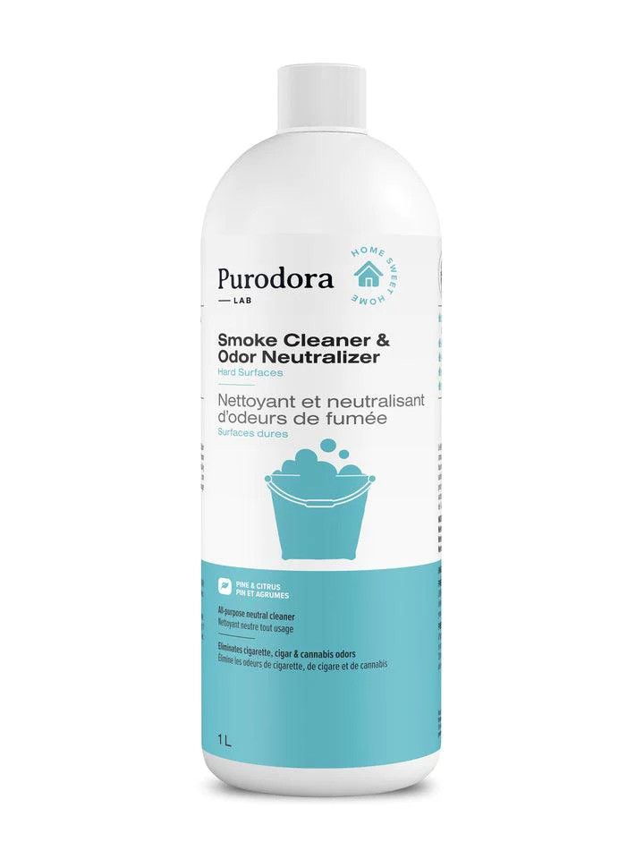 PURODORA LAB - Smoke Cleaner &amp; Odor Neutralizer for Hard Surfaces, Format: 1L