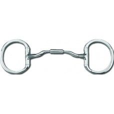 MYLER - Eggbutt steel Level 2 Snaffle bit, Size: 5po