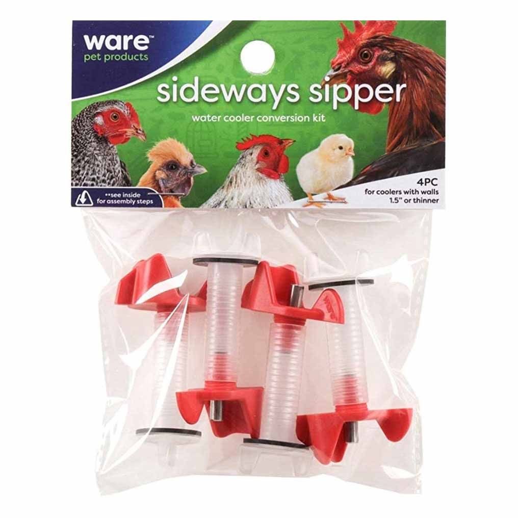WARE - Sideways Sipper Water Cooler Conversion 4 Pack, Format: Paquet de 4