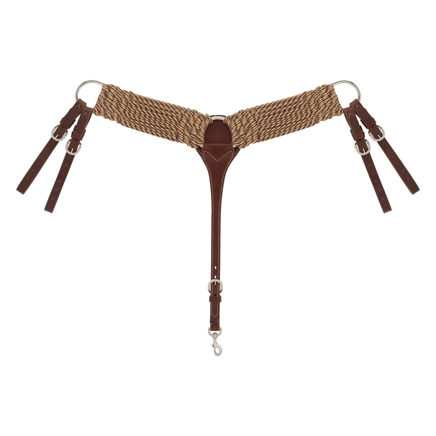 WEAVER - EcoLuxe Tan Bamboo Breast Collar, Type: Roper