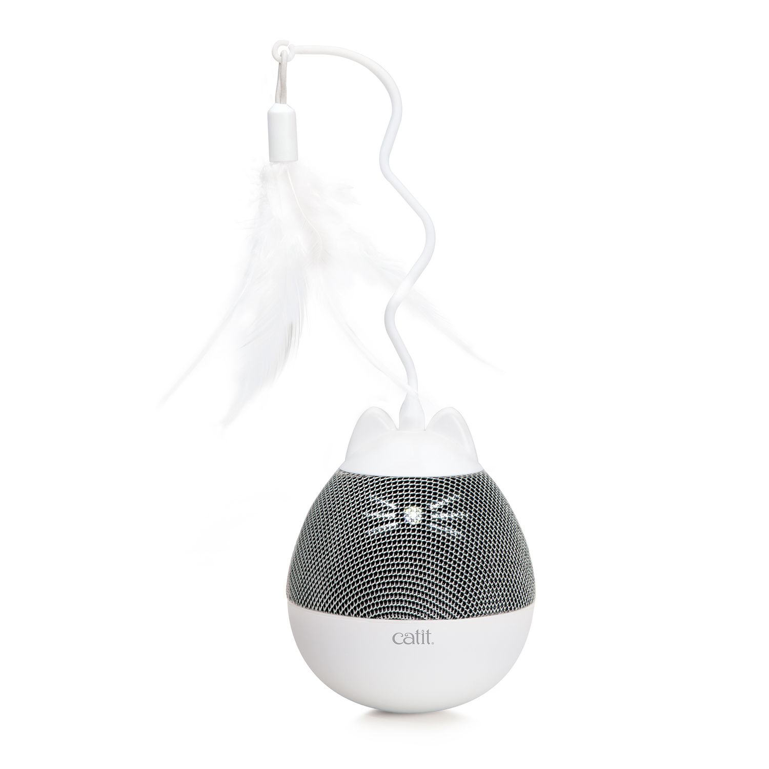 CATIT - PIXI Spinner, Color: Blanc &amp; Gris