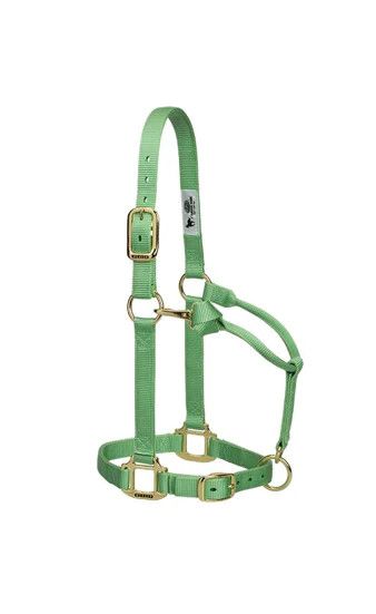WEAVER - Original Adjustable Pistachio Chin &amp; Throat Snap 1&#39;&#39; Halter, Size: Suckling