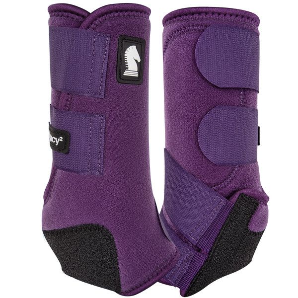 CLASSIC EQUINE - Legacy2 Eggplant Support Boots, Size: Medium