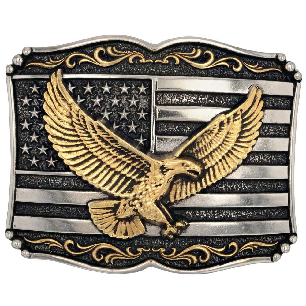 MONTANA SILVERSMITHS - Soaring Liberty Attitude Buckle