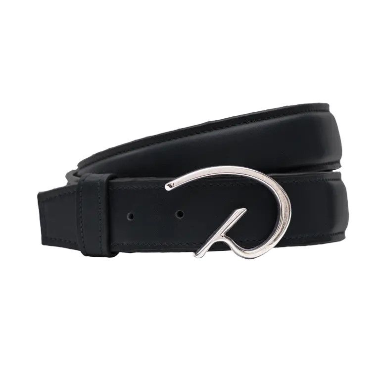 DY&#39;ON - Classic D Belt, Color: Noir, Size: 75 cm