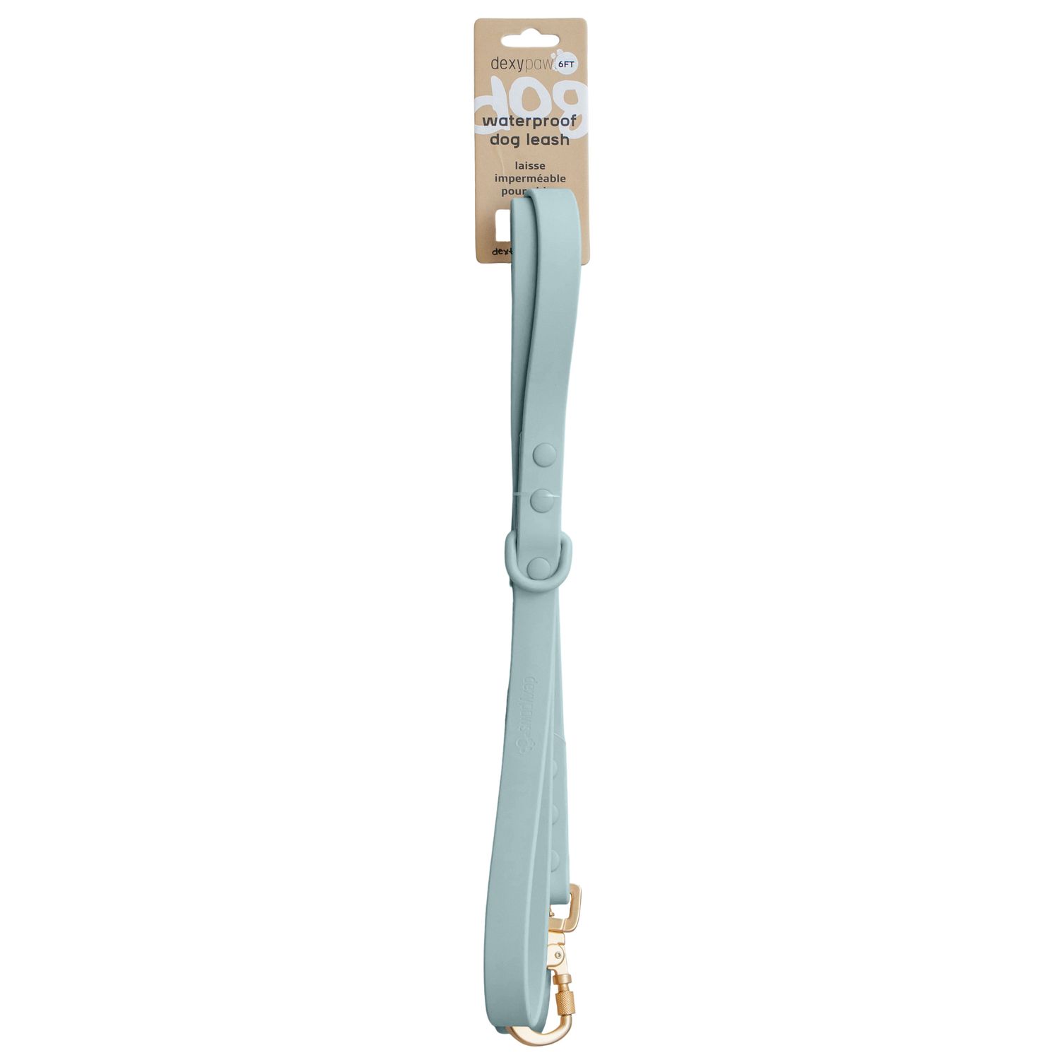 DEXYPAWS - Sky Blue Waterproof Dog Leash, Size: 5pieds