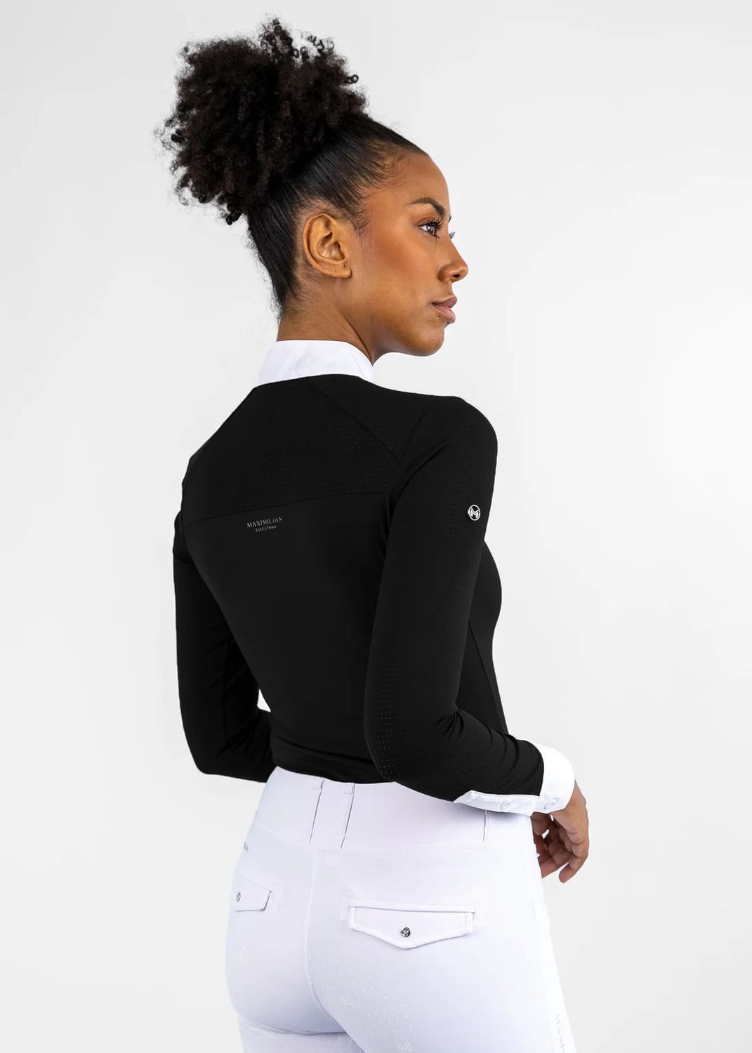 MAXIMILIAN EQUESTRIAN - Chandail à  manches longues Air, Color: Noir, Size: xsmall