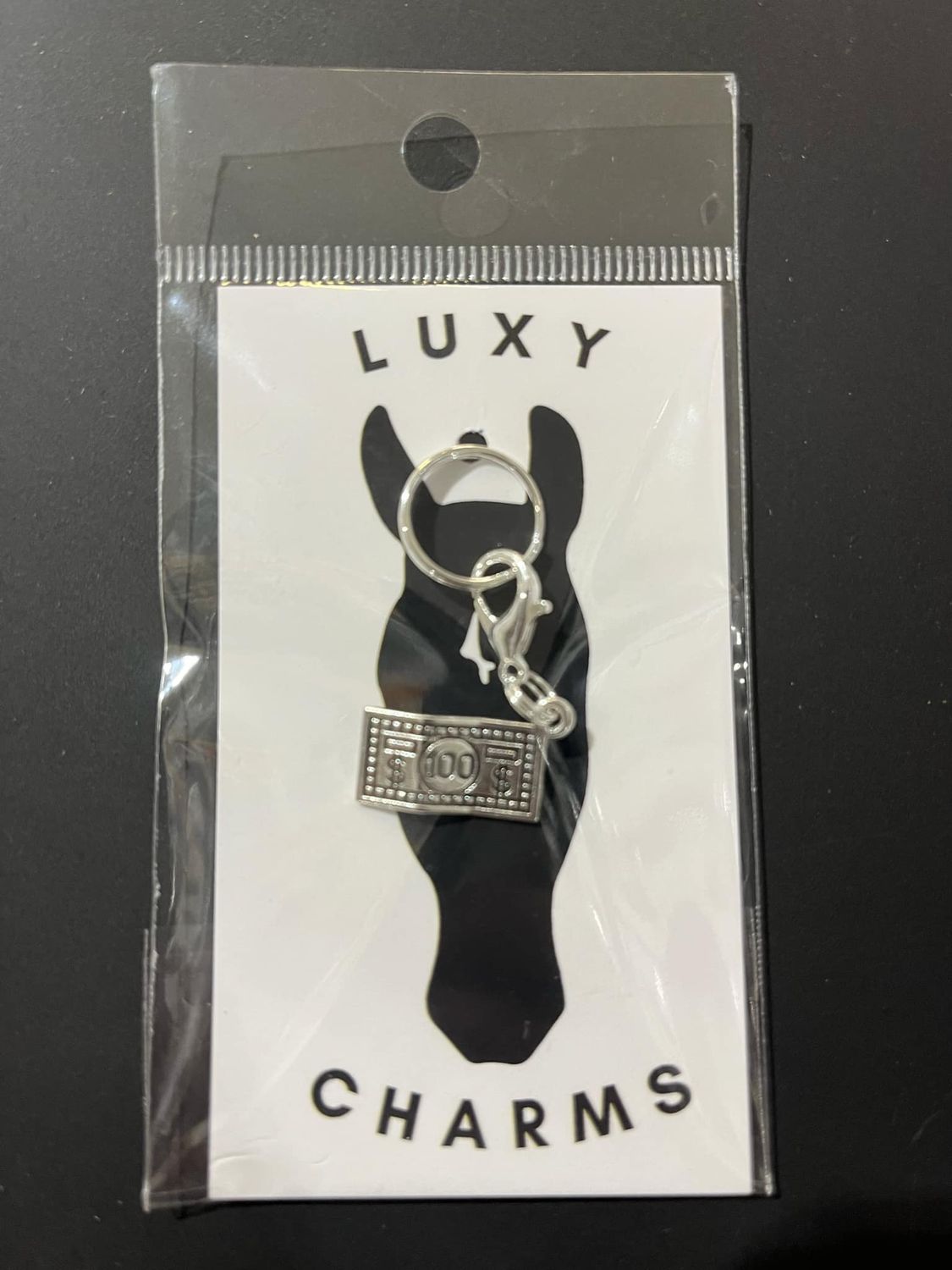LUXY CHARMS - $100 Note, Color: Métal