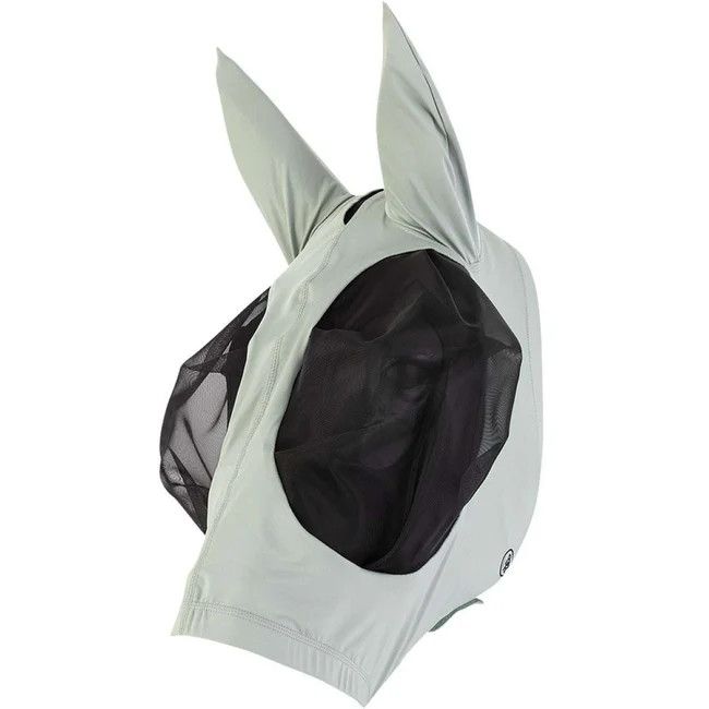 BR EQUESTRIAN - Masque à Mouches en Lycra Extensible, Couleur: Slate Gray, Grandeur: Poney