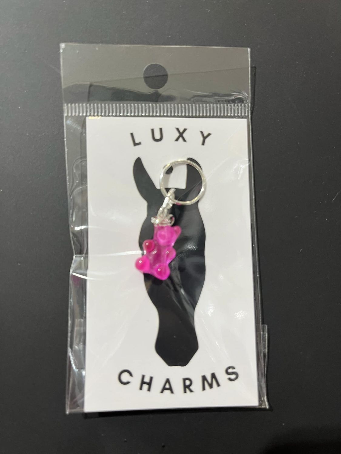 LUXY CHARMS - Ourson Gummy, Color: Rose