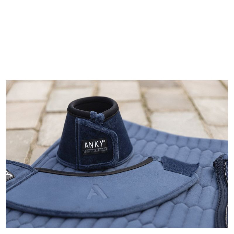 ANKY - Mood Indigo Velvet Over Reach Boot, Size: Large