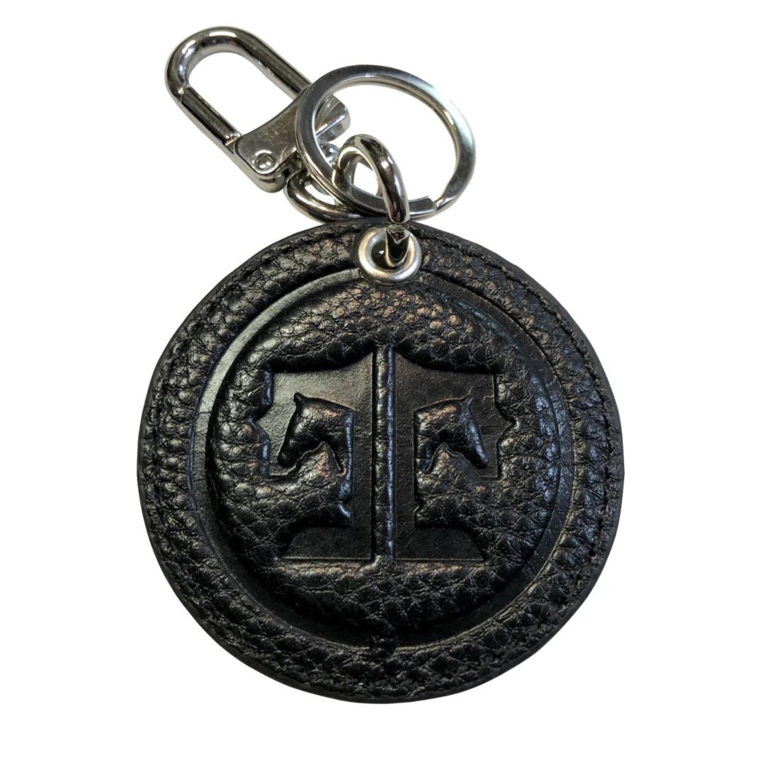 TUCKER TWEED EQUESTRIAN - Key Chain Signature Black, Size: One size