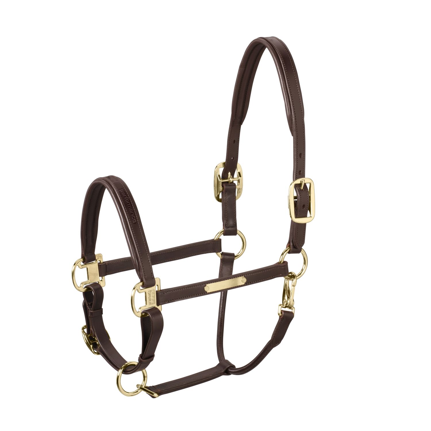 ESKADRON - Headcollar Leather Elegance Brown, Size: Cob