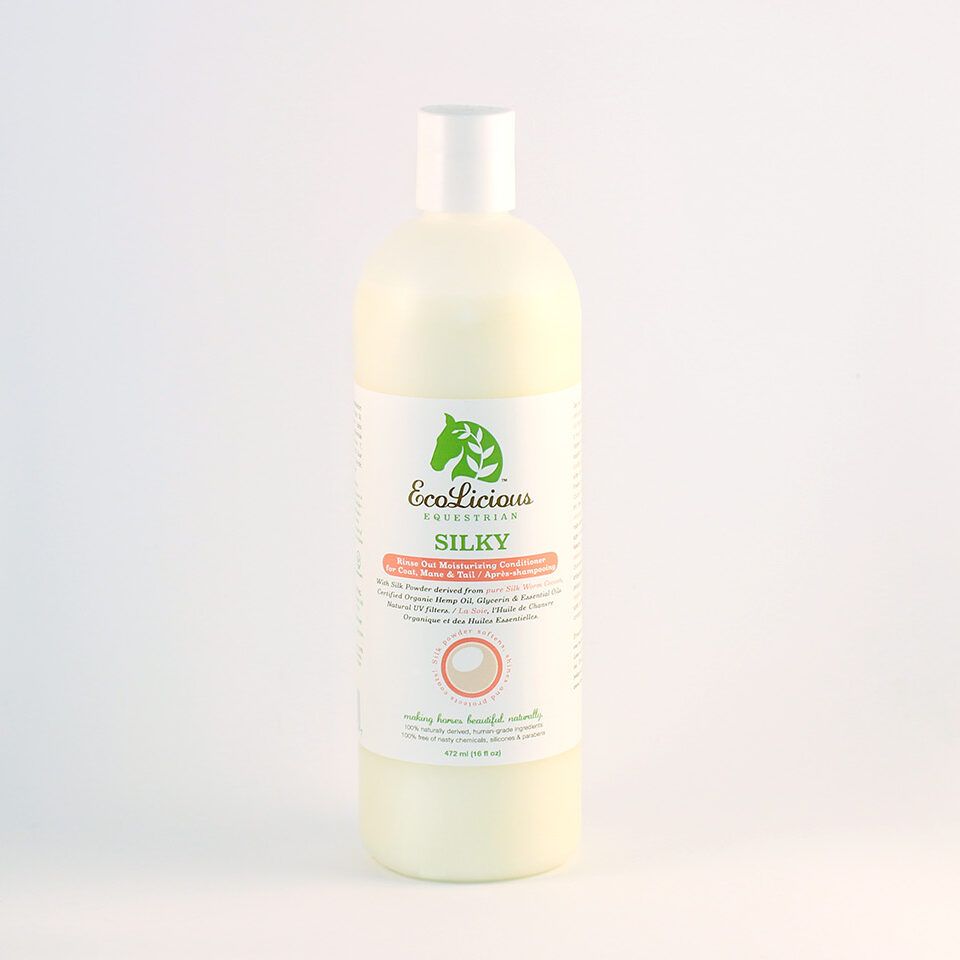 ECOLICIOUS - Silky Rinse Out Coat, Mane &amp; Tail Conditioner, Format: 472ml