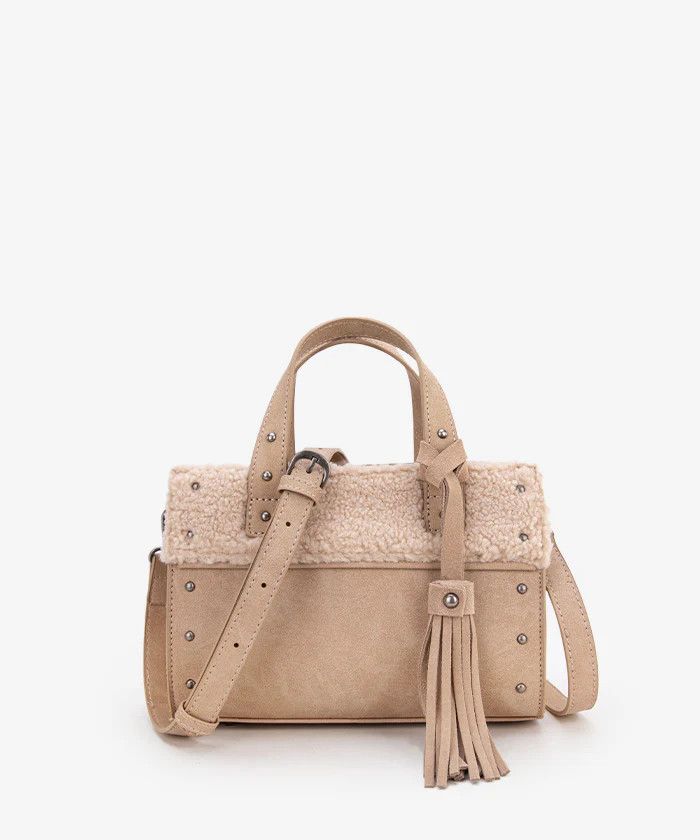 WRANGLER - Sherpa Khaki Tote Bag, Format: 9&quot; x 3&quot; x 6.25&quot;