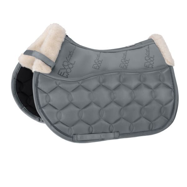 ESKADRON - Glossy Evo Wool Saddle Pad, Color: Ashblue