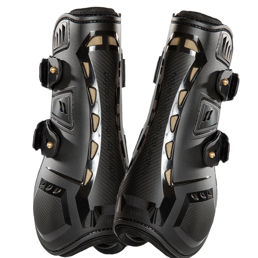 BACK ON TRACK - Airflow tendon gaiter, Color: Noir, Size: Medium