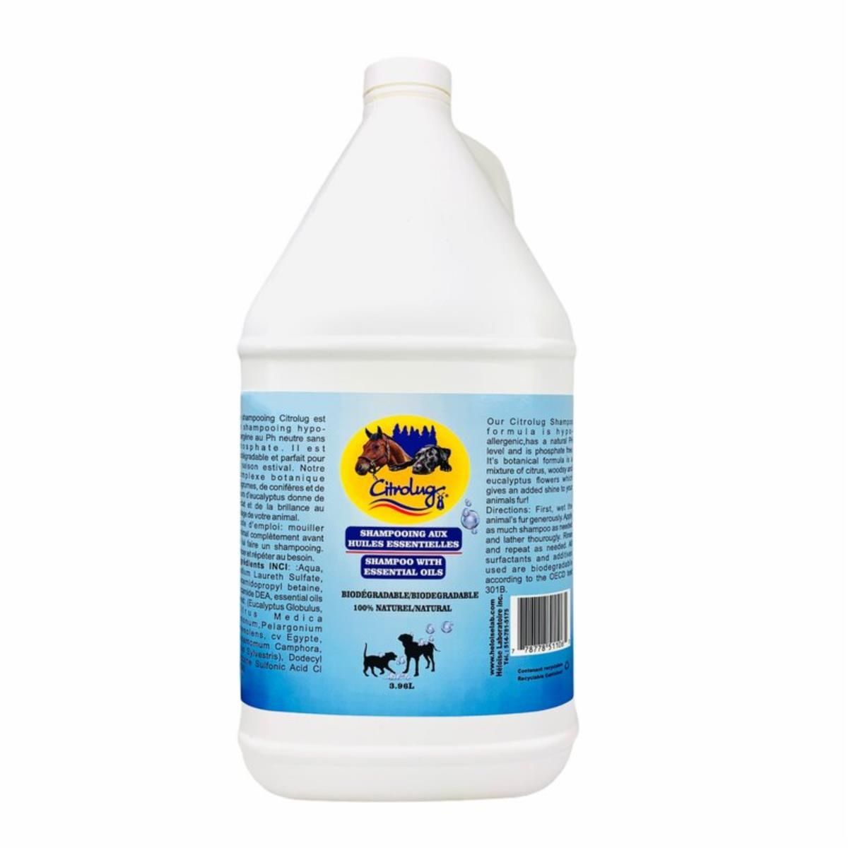 CITROBUG - Equine &amp; Canine Essential Oil Shampoo, Format: 4L